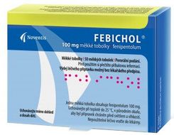 Febichol 100 mg 50 měkkých tobolek