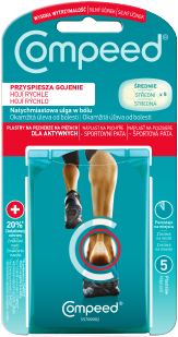 Compeed Náplast na puchýře sportovní pata 5 ks