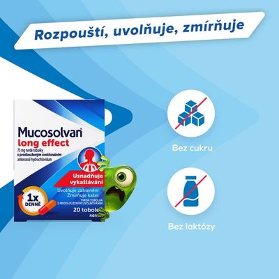 Mucosolvan Long Effect 75mg, 20 tobolek