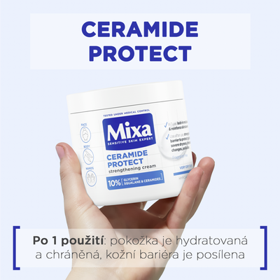 Mixa posilující tělová péče pro velmi suchou pokožku, 400 ml