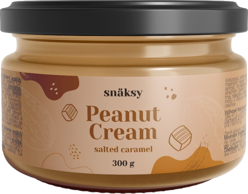 Snäksy Arašídový krém se slaným karamelem 300 g