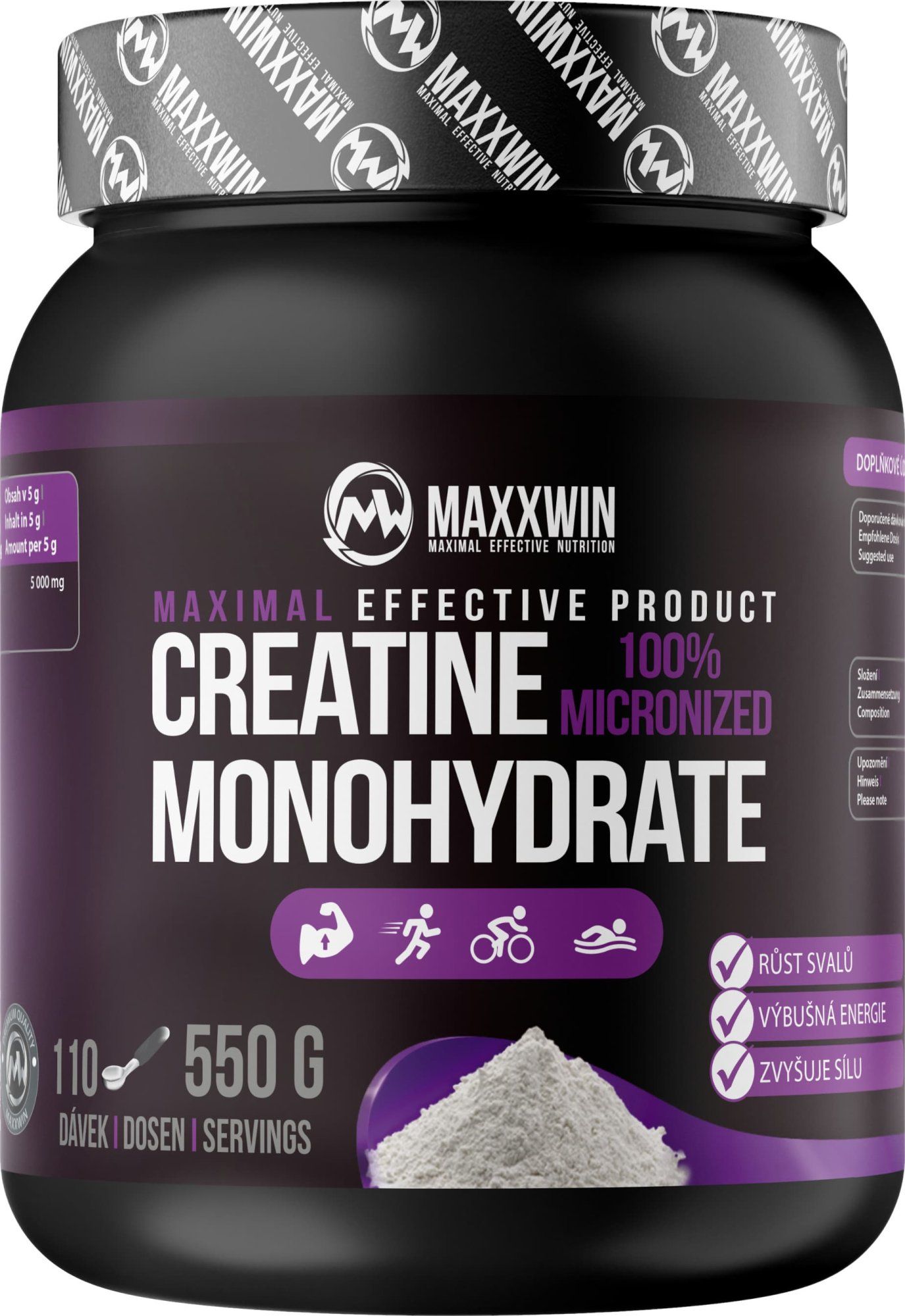Maxxwin 100% Creatine Monohydrate 550 g