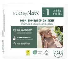 Eco by Naty Plenky Naty Newborn 2 - 5 kg, 25 ks