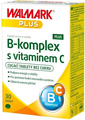 Walmark B-komplex PLUS s vitaminem C 30 tablet