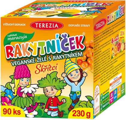 Terezia RAKYTNÍČEK veganské želé MARACUJA 90 ks