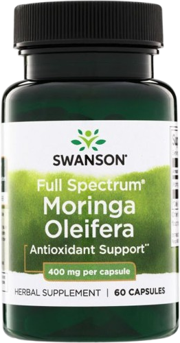 Swanson Moringa Oleifera 400mg, 60 kapslí