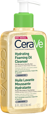 CeraVe Hydratační čisticí pěnící olej s obsahem 3 esenciálních ceramidů a lipidů 236 ml