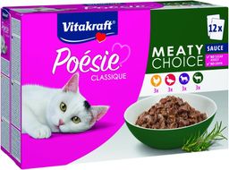 Vitakraft Poésie Classique omáčky, různé druhy masa 12 x 85 g