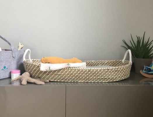 Ahojbaby Přebalovací košík pro miminko Smart Basket + Podložka
