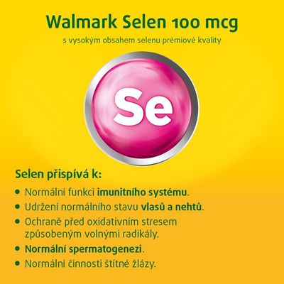 Walmark Selen 100 mcg 90 tablet