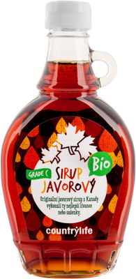 Country Life Sirup javorový Grade C BIO 250 ml