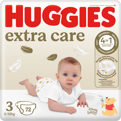 Huggies® Extra Care 3, 72 ks