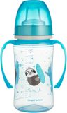 Canpol babies Tréninkový hrníček EXOTIC ANIMALS 240ml modrý 1 ks