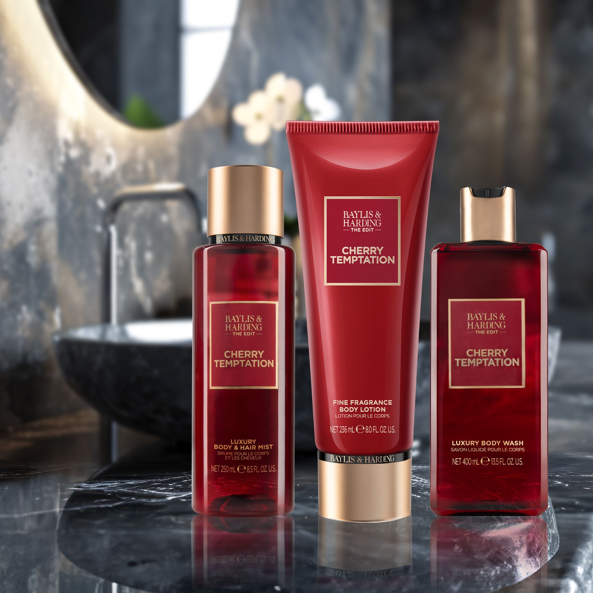 Baylis & Harding The Edit Tělové mléko Cherry Temptation 236 ml