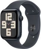 Apple Watch SE (2024) 44mm Temně inkoustový hliník s inkoustovým sportovním řemínkem M/L