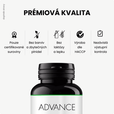 ADVANCE Moringa - extrakt 10:1, 180 tablet