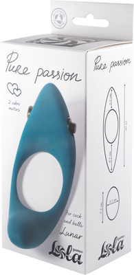 Lola Games Vibrační erekční kroužek Pure Passion Lunar Green