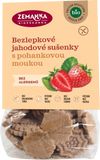 Zemanka Bezlepkové pohankovo - jahodové bio sušenky 100 g