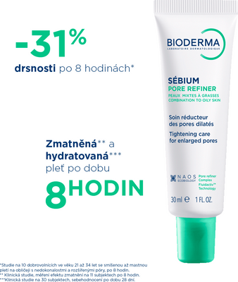 Bioderma Sébium Pore refiner matující krém stahující póry 30 ml