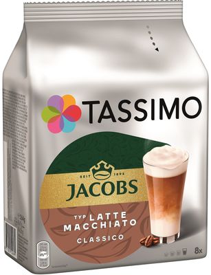 Tassimo Kapsle Jacobs Latte Macchiato 8 ks