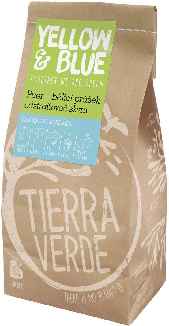 Tierra Verde Puer – oxigén alapú fehérítőpor és folteltávolító 1 kg