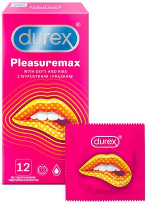 Durex PleasureMax Kondomy 12 ks