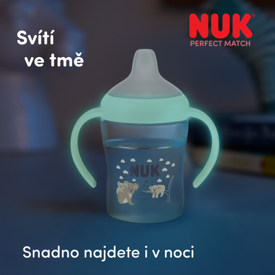 Nuk Láhev na učení Perfect Match svítící ve tmě KOALA 150 ml