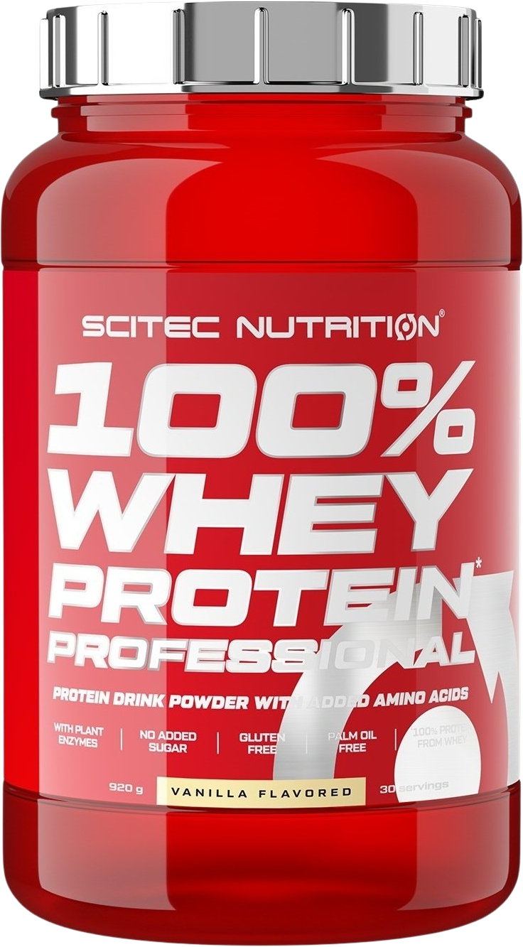 SciTec Nutrition 100% Whey Protein Professional, vanilka 920 g