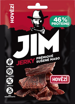 Jim Jerky hovězí 23 g