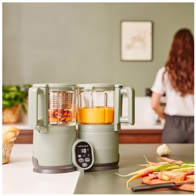 Babymoov Multifunkční přístroj Nutribaby Glass Celadon Green