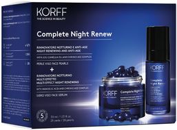 Korff dárkové balení Complete Night Renew - regenerační perle + sérum