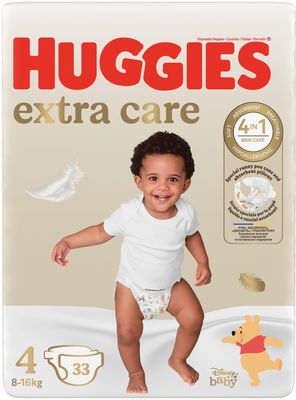Huggies® Extra Care 4, 33 ks