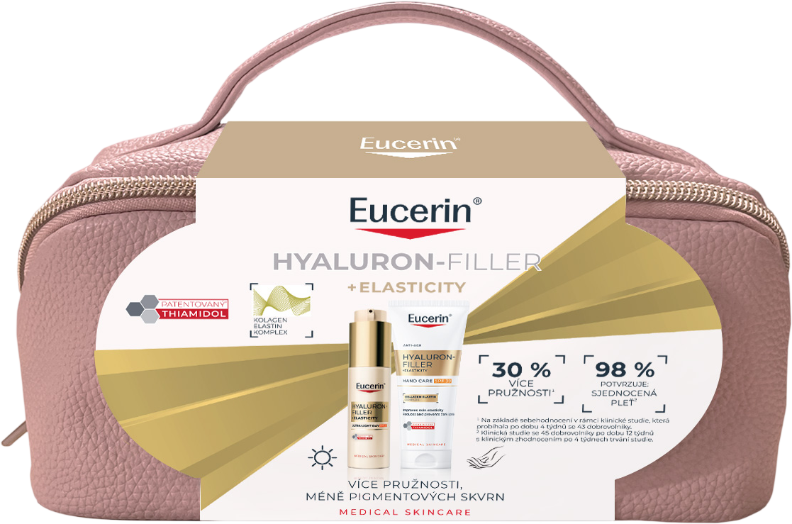 Eucerin Hyaluron Filler+Elasticity péče o zralou pleť vánoční balení 50 ml