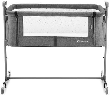 Kinderkraft , Přístavná postýlka Neste – Grey melange 9 kg