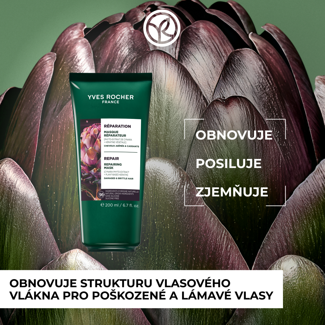 Yves Rocher Haircare Botanical Solutions, Regenerační maska 200 ml