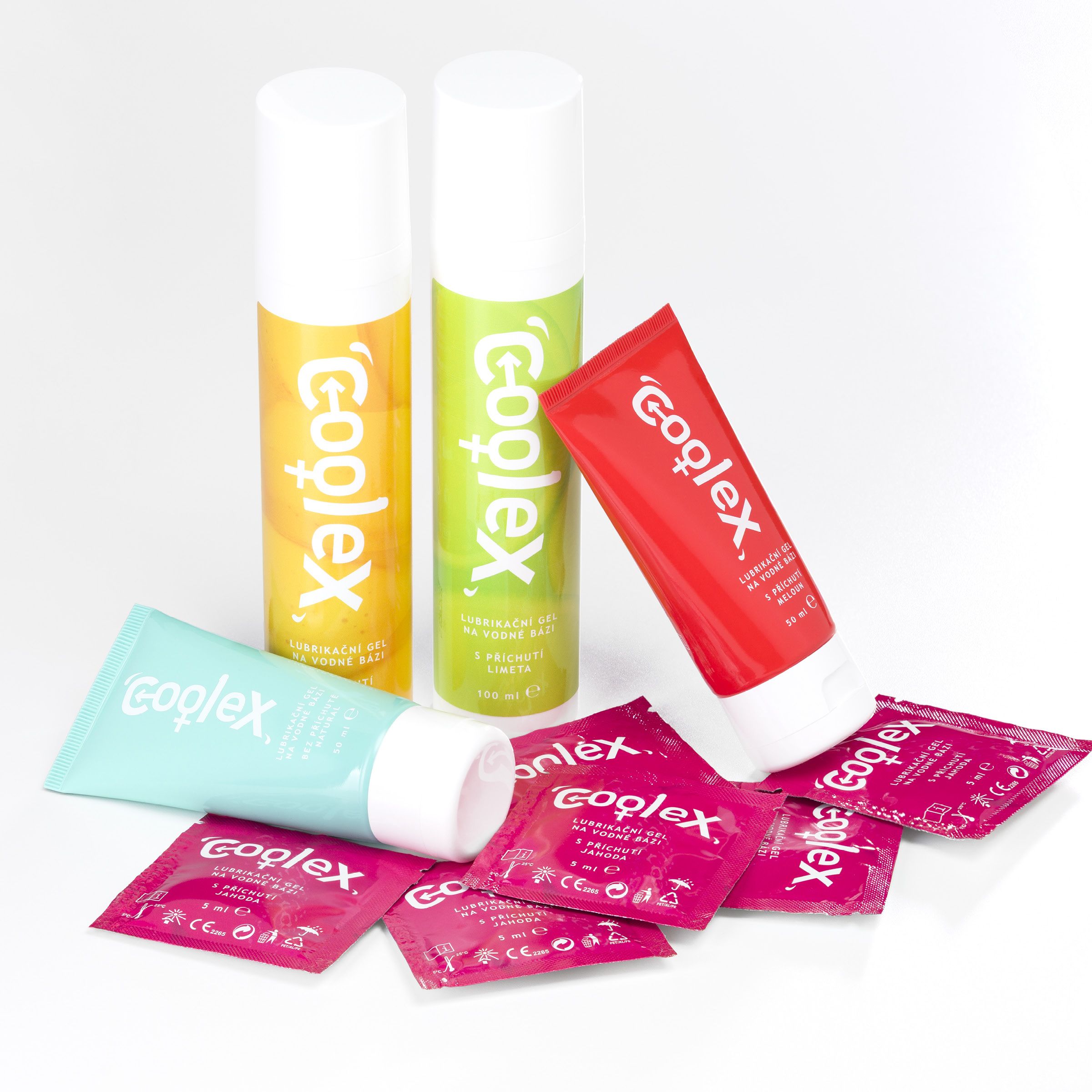 Dermacol Coolex lubrikační gel na vodní bázi - limeta (airless) 100 ml