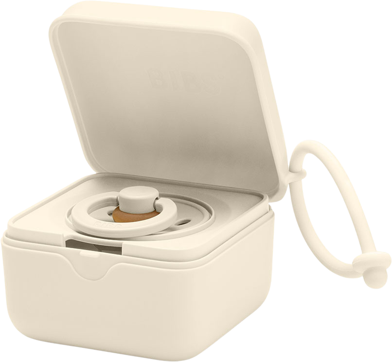 BIBS krabička na dudlíky - Ivory