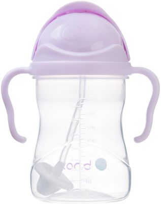 B.box Hrneček s brčkem, Gelato ostružinový 240 ml