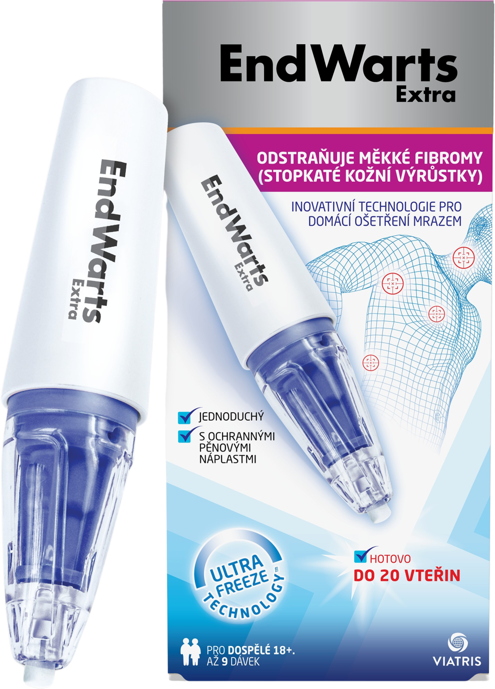PB EndWarts EndWarts Extra kryoterapie fibromů 14.3g 1 ks