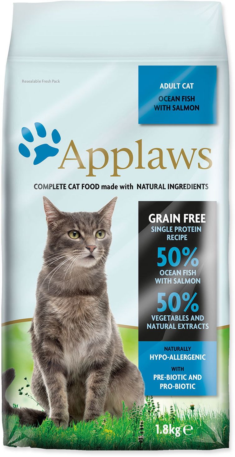 Applaws Cat Dry Adult Ocean Fish & Salmon 1.8 kg