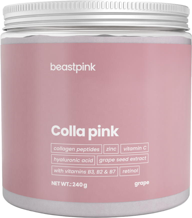 GymBeam Colla Pink hrozny 240 g