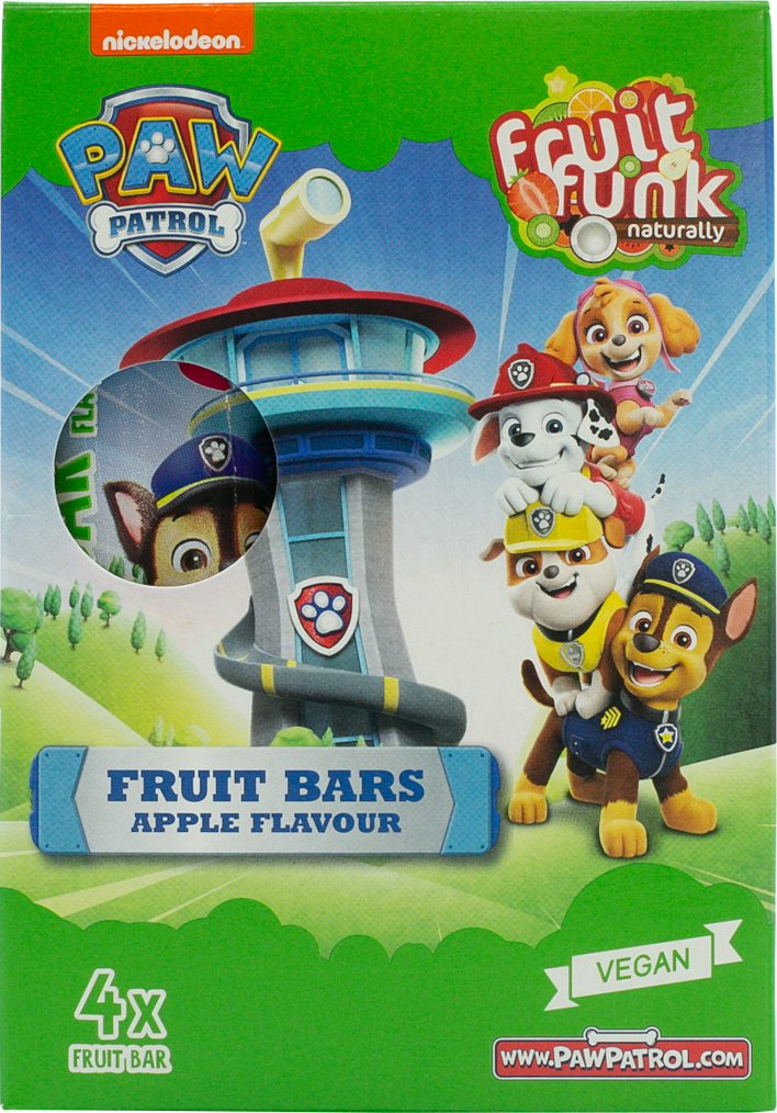 Fruitfunk školní ovocné tyčinky Tlapková patrola 4 x 20 g