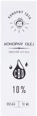 Konopný Táta CBD Konopný olej 10% 10 ml
