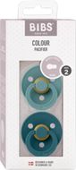 BIBS Colour Dudlíky z přírodního kaučuku - velikost 2, Nordic Mint/Forest Lake 2 ks