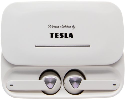 Tesla Sound EB20 - bezdrátová Bluetooth sluchátka (Luxury White)