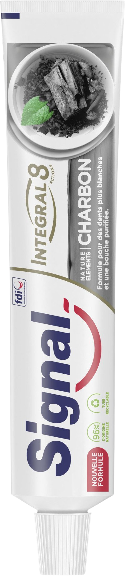 Signal Nature Elements Integral 8 Charcoal Zubní pasta 75 ml