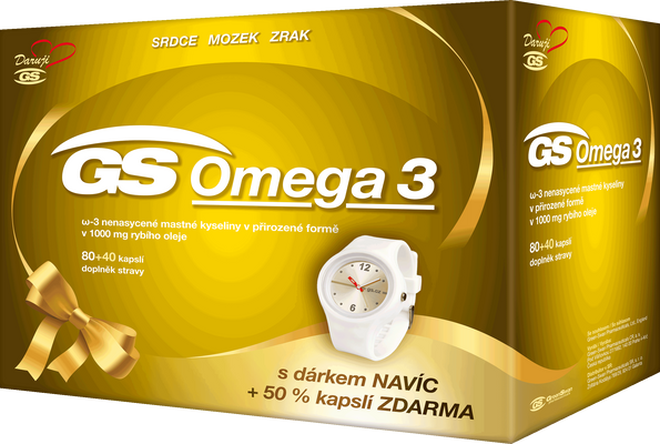 GS Omega 3 80 kapslí + 40 dárek zdarma