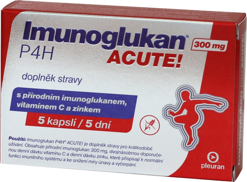 Imunoglukan P4H ACUTE! 300 mg 5 kapslí