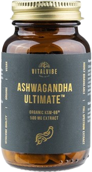 Vitalvibe Ashwagandha Ultimate™ BIO KSM-66® extrakt 60 kapslí