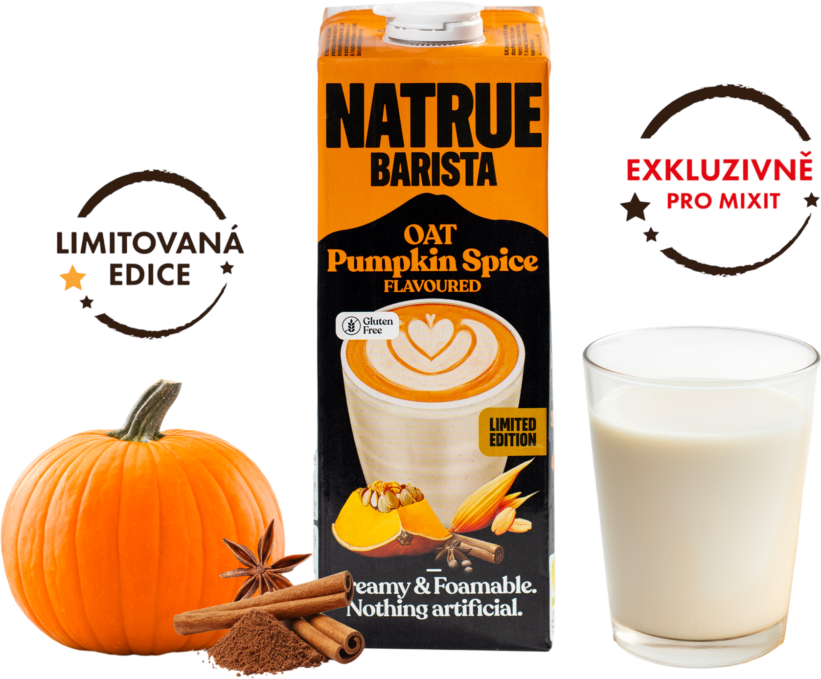 Mixit Ovesný nápoj Barista - Pumpkin Spice 1 l